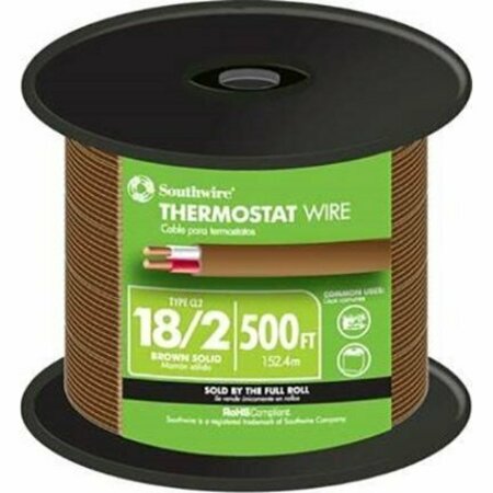 SOUTHWIRE THERMOSTAT WIRE 18/5 250 FT BROWN 64169644